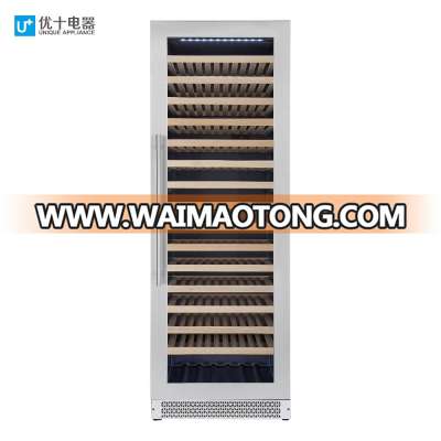 388L, 178bottles, compressor wine coolers/glass door wine cellar/wine refrigerator VI180S