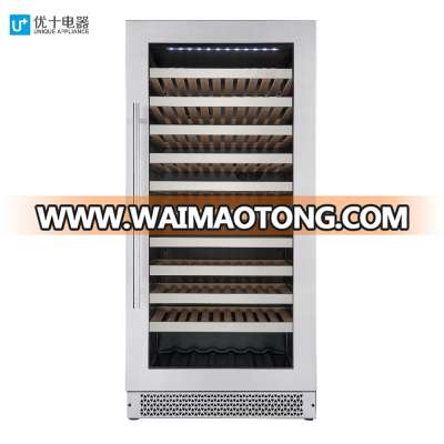 270L, 123 bottles, 2018 Hot Sale Modern Design wine cooler wine cabinetVI120S